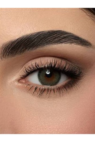 Amara Kelly Monthly Disposable Color Contact Lenses Olive Green Natural Eye L...