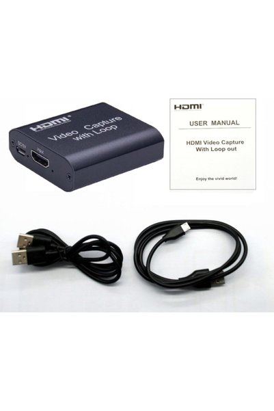 AyPenye 4K HDMI Video Yakalama Cihazı ve Canlı Yayın Kartı 4KVC300, 245775421509