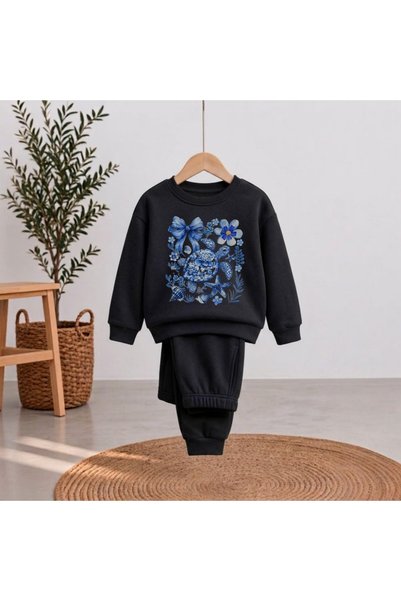 playwear سويت شيرت رياضي مطبوع عليه صورة صدفة البحر كاريتا للبنات والأولاد بر...