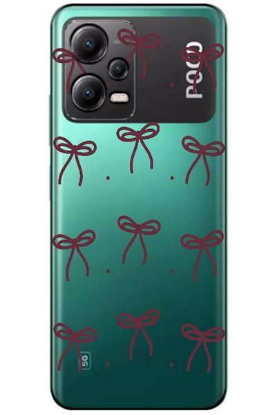 Zebana Poco X5 5g Bow Burgundy (Burgundy)