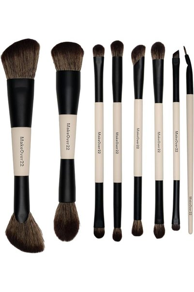 Make Over 22 cosmetics مجموعة فرش ماك أوفر 22 نود دريمر (15 في 8)