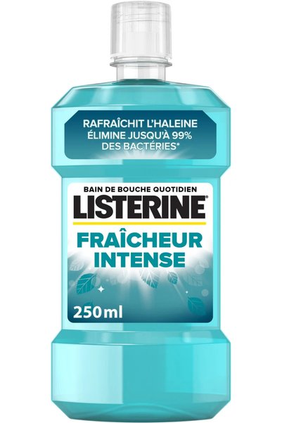 Listerine Fraicheur Intense apa de gura cu aroma de menta 250 ml