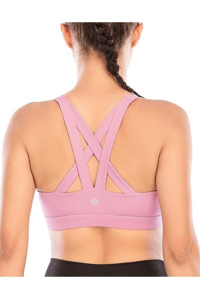Running Bare حمالة صدر رياضية للنساء من RUNNING GIRL، حمالة صدر رياضية مبطنة ...