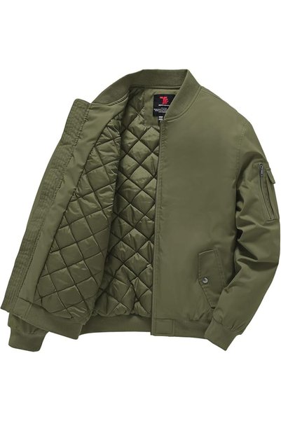 GENERAL Gopune Men's Windproof Bomber Jacket Warm Water Resistant Windbreaker...