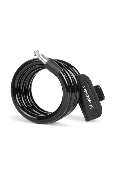 WOZINSKY Sistem de blocare cu cablu antifurt pentru biciclete electrice cu cheie