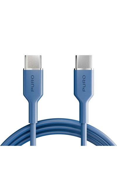 Puro Icon Cablu USB-C la USB-C 1.5M pentru telefoane și tablete, încărcare ra...