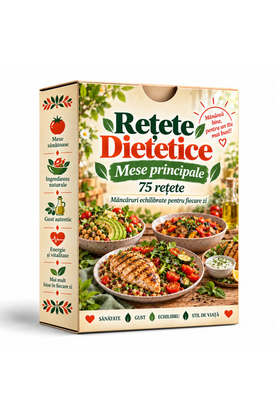 Legendary Gifts Rețete Dietetice – Mese principale, 75 carduri cu rețete pent...