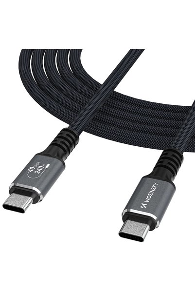 WOZINSKY Cablu Wps-Uy42S Usb-C 40Gb/S 240W 2M Pentru încărcarea iPhone-urilor