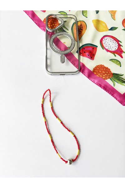 Daisy Accesories إكسسوار هاتف مزين بالخرز - زينة للهاتف / سوار للمعصم