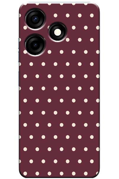 Zebana Tecno Spark 10 4g Polka Burgundy (Burgundy)