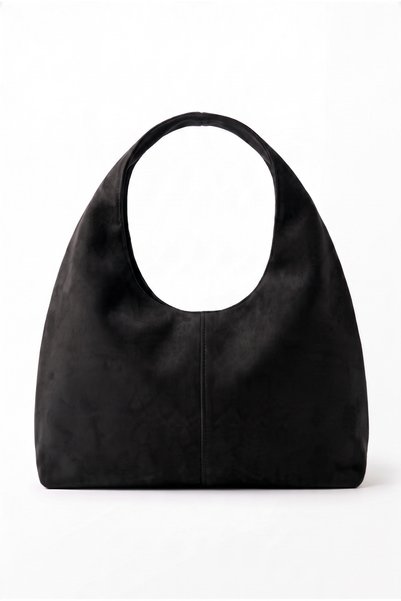 BeeBlack Crna LAYM model ženska torba od antilopa - Vintage ženska torba za r...