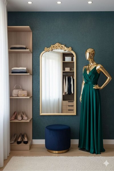 Generic Brand Modern and Elegant Decorative Framed Wall Mirror (82X60Cm)