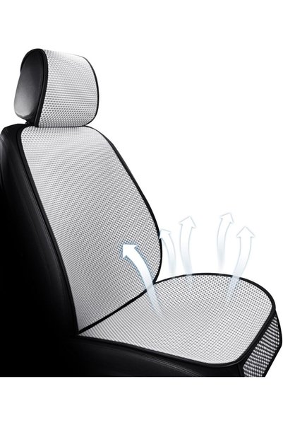 ELEPHANTBOAT ® BrandName 3Pcs Breathable Car Seat Cover Set, Summer Cool Silk...