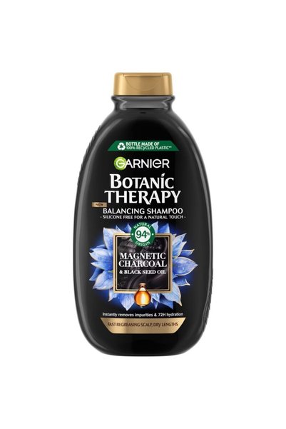 OEM Șampon Terapie Botanică cu Cărbune Magnetic și Ulei de Chimen Negru, 250 ml