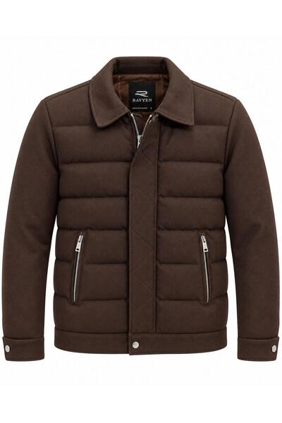CLASSİCS MEN Ανδρικό παλτό με γιακά Rayyen Slim Fit 7815