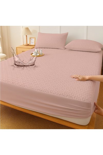 Ralex Husă protecție pat matlasată impermeabilă pentru saltea de 90x200, cu 1...