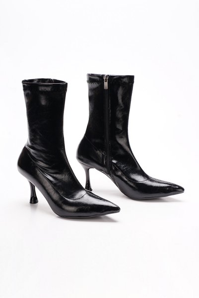 PASSAGE SHOES Cizme de damă cu toc subțire, elastice, cu vârf ascuțit 5125 NE...