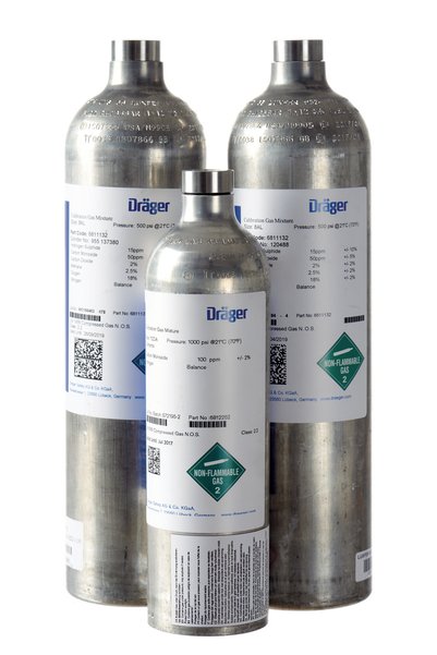 Dräger Gaz de testare 60 L, 50 ppm NO/N2