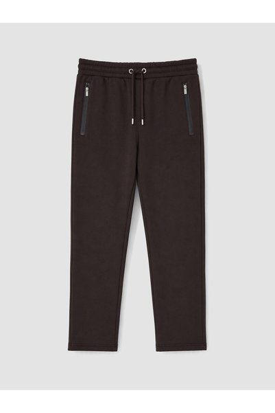 LC Waikiki Ozmarka New Season Brown Regular Fit Men's Sweatpants