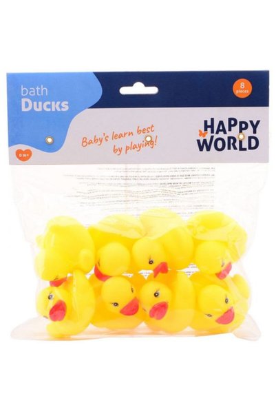 Generic Brand Set 8 ratuste din cauciuc pentru baie, 5.5x5.5x4 cm