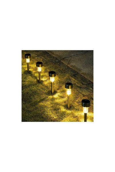 OEM Set 10 Lămpi Solare LED, pentru Grădină, 0.06W, IP44, Lumină Alb Cald, 5....