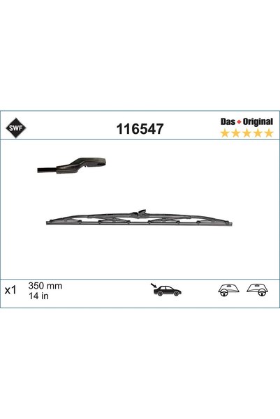 SWF Lamela Stergator Spate Bmw 5 Ford Focus 2 1995-2012 116547