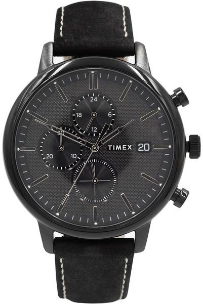 Timex Мъжки часовник TW2U39200, Кварцов, 45мм, 5ATM