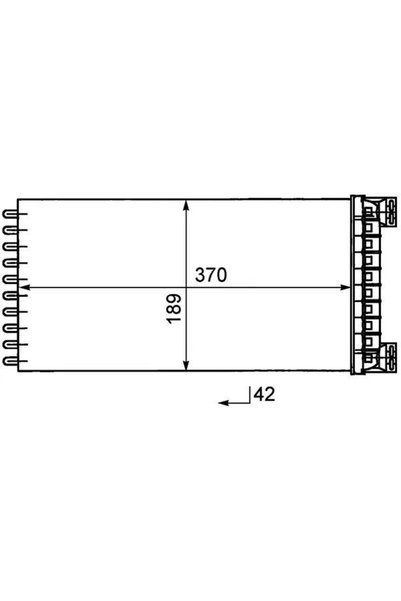 MAHLE Calorifer Incalzire Habitaclu Daf 65 Cf/75 Cf/85 Cf/Cf/Cf 65/Cf 75/Cf 8...