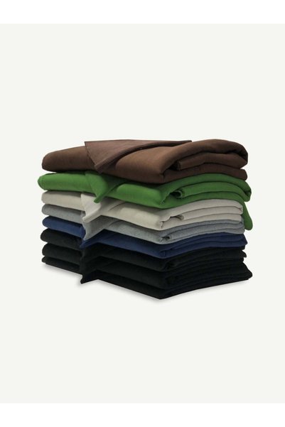 Yiğit Kumaş Ribbed Şardonlu 3 Thread Fabric Set - 8 Pieces