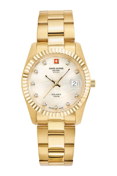 Swiss Alpine Military Ceas de damă Solaris 7716.1113, Cuarț, 34mm, 10ATM