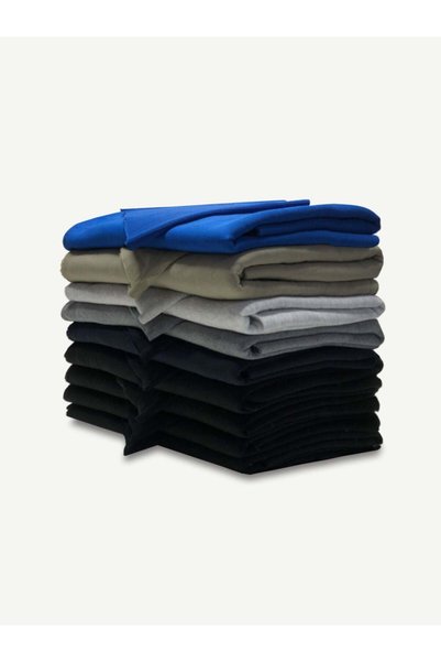 Yiğit Kumaş Ribbed Ribboned 3 Yarn Fabric Set - 9 Pieces 6.55 kg