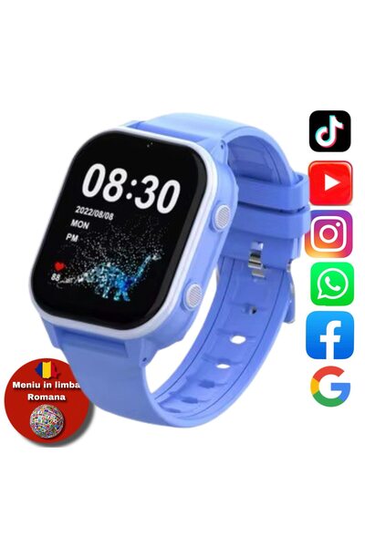 AMYMAT KT19 PRO Kids Smartwatch with Phone Function, GPS Location, Pedometer,...