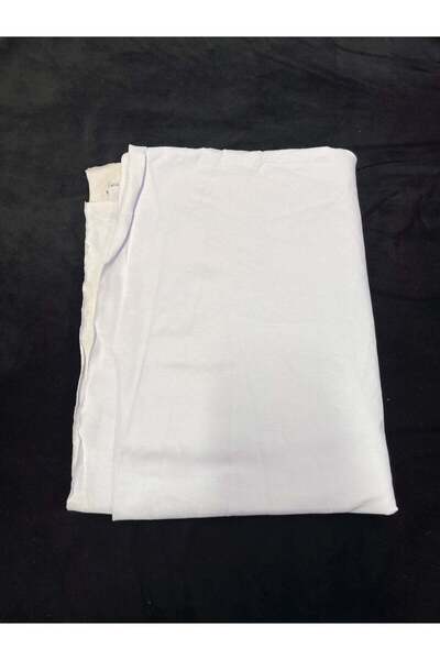 Yiğit Kumaş Lycra Single Jersey, Piece 120X180 cm - White