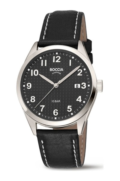 Boccia Ceas bărbătesc 3682-01, Cuarț, 39mm, 10ATM