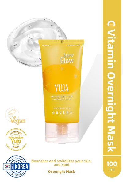 Orjena Rejuve Glow Yuja Mască de noapte - Mască de dormit vegană cu vitamina ...