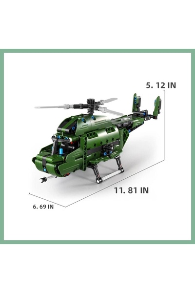 BŞK VİRGO 3004031 Military Helicopter 2in1 394Pcs Bsk2026