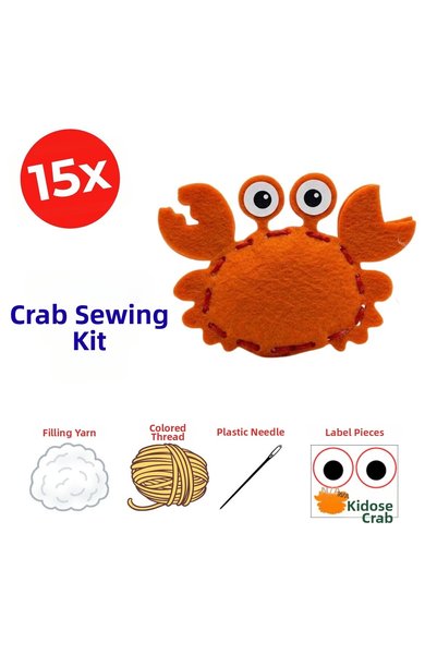 KİDOSE Felt Crab Building Set – Special Creative Hobby and Skill Development ...