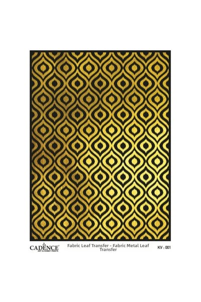 Cadence Boya Kv001 Gold Foil Fabric Transfer Paper 30X42Cm