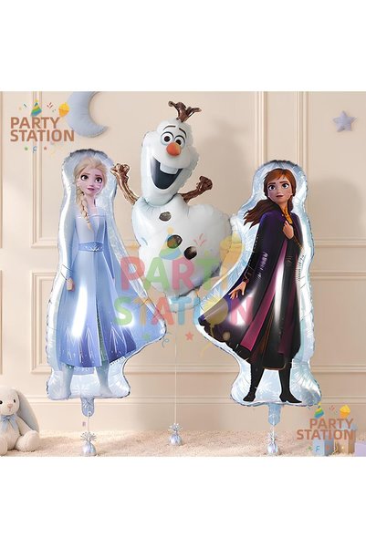Parti Station مجموعة بالونات كبيرة الحجم من فروزن كونسبت إلسا آنا أولاف مكونة...