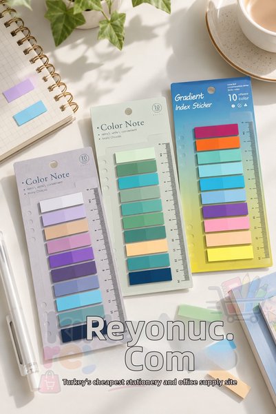 Kids Like 3 Pack 30 Colors 600 Pieces Colorful Bookmarks Post-It Sticky Page ...