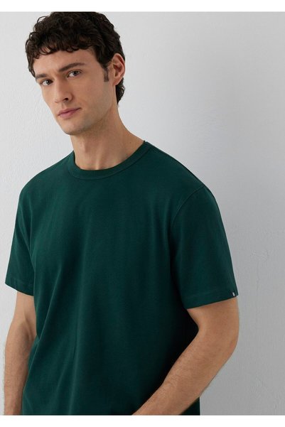 Mavi Green Basic T-Shirt Regular Fit / Normal Cut 0613509-85173