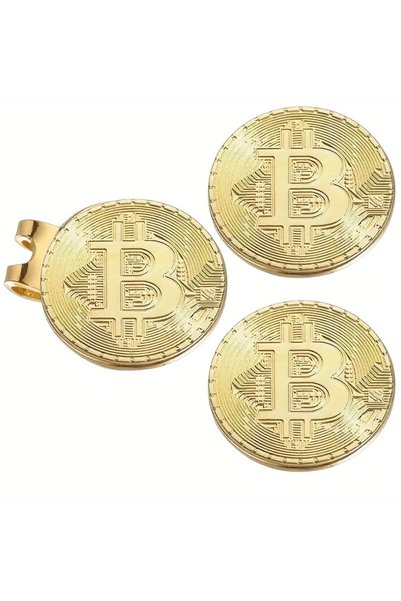 Choice Gold 3 Counts Magnetic Golf Ball Markers Durable Mixed Color Iron Magn...