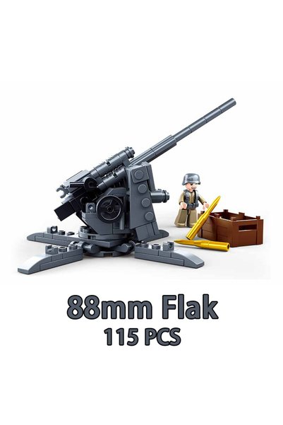 Choice13 0852 115pcs Military ww2 Cannon Assault Armored Vehicle Battle Tank ...