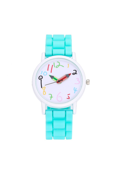 Choice mint green Women Watch Fashion Simple Pencil Design Digital Quartz Wat...