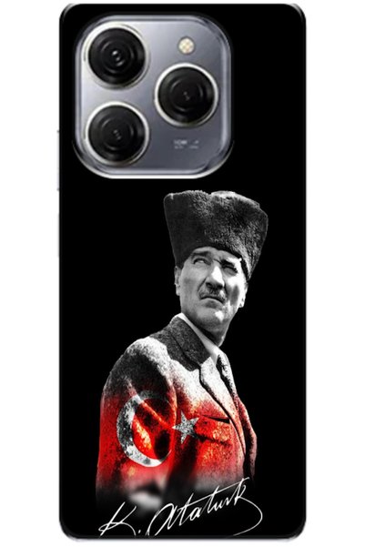 Zebana Tecno Spark 20 Pro 5g Compatible Case Mustafa Kemal Ataturk Design V2 ...