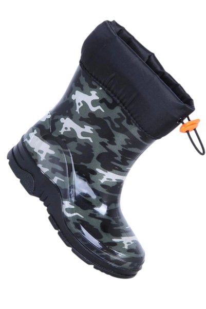 ARISAN Khaki Waterproof Furry Boots Boys' Boots