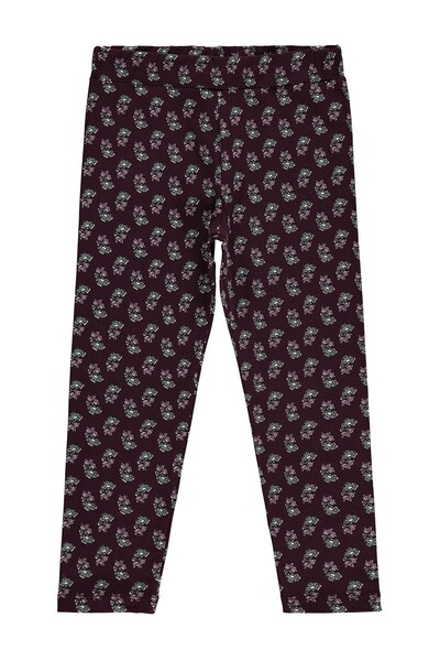 Civil Girls Leggings sa cvetnim printom za uzrast 6-9 godina - Lila