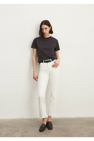 Mavi Pantaloni de jeans alb albastru New York 101441 -81364