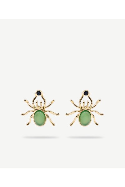 Yargıcı Glass Stone Detailed Earrings