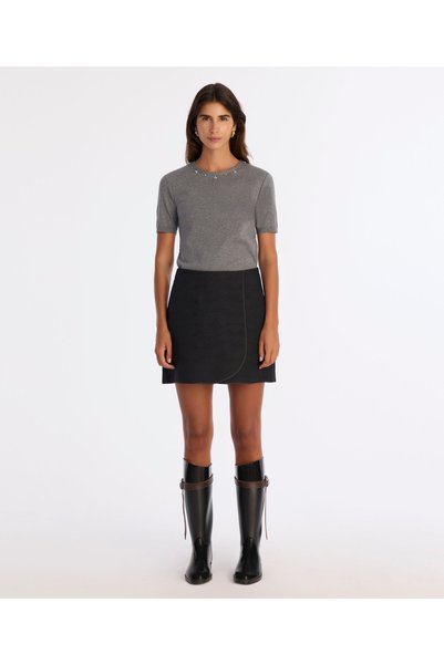 Yargıcı A Form Low Waist Skirt